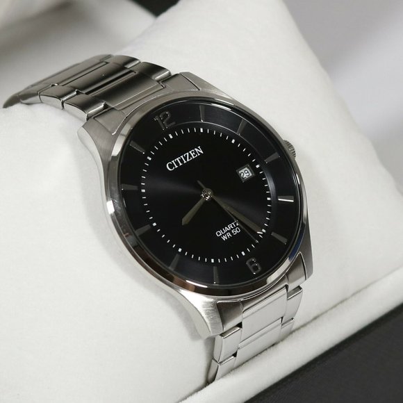 Citizen Black Dial Men's 39mm Watch! NIB! - Picture 3 of 5